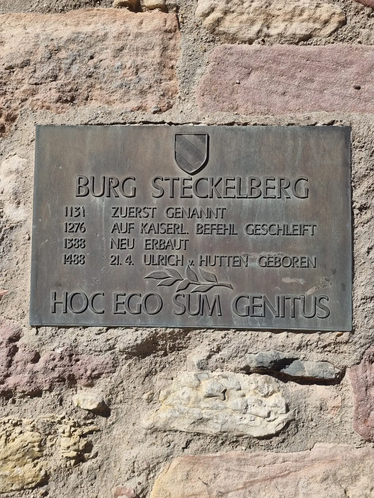 Вид на крепость Штекельберг в Германии