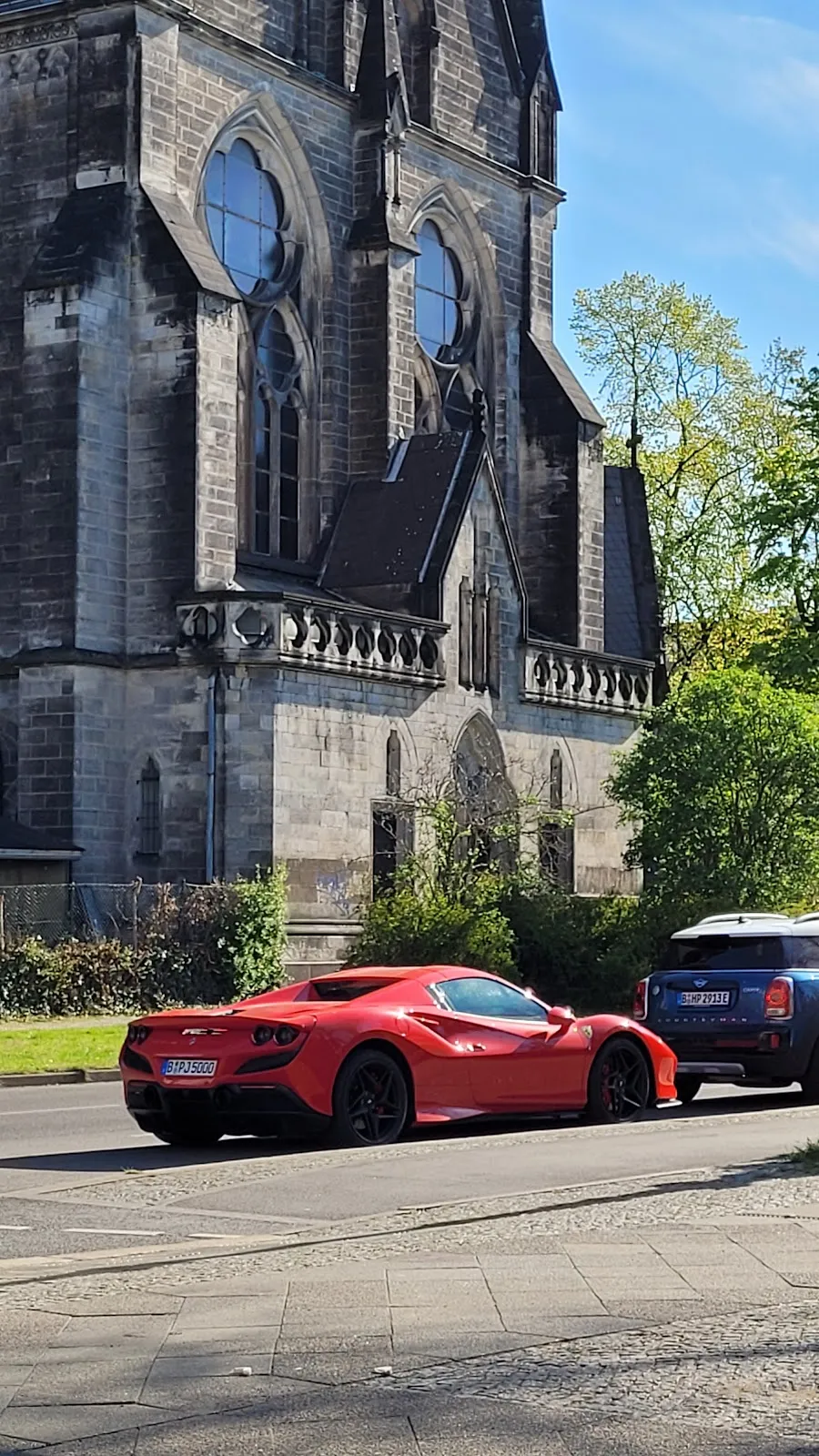 Вид на район Кройцберг в Берлине с его исторической архитектурой