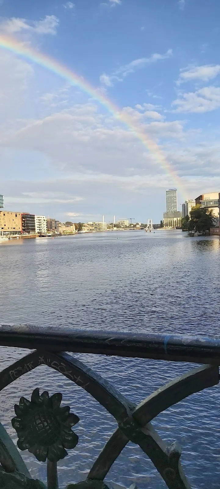 Вид на район Кройцберг в Берлине с его исторической архитектурой