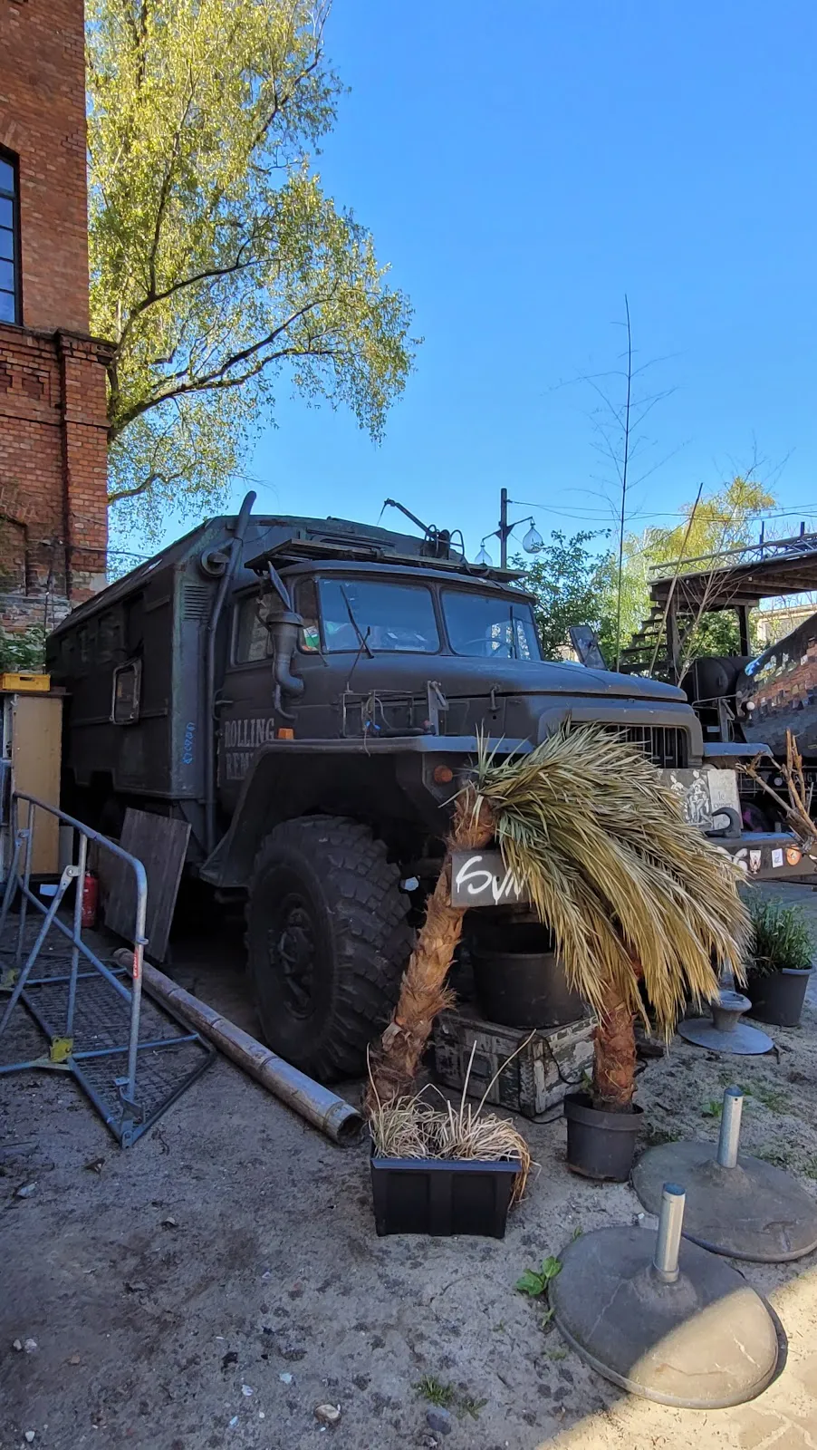 Вид на район Кройцберг в Берлине с его исторической архитектурой