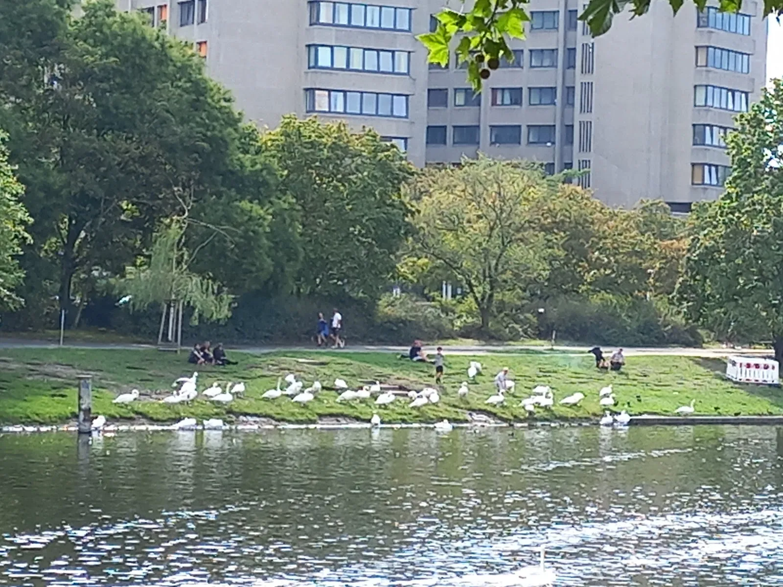 Вид на район Кройцберг в Берлине с его исторической архитектурой