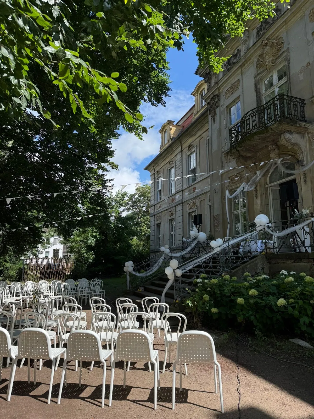 Культурный замок Росков, Германия, вид снаружи