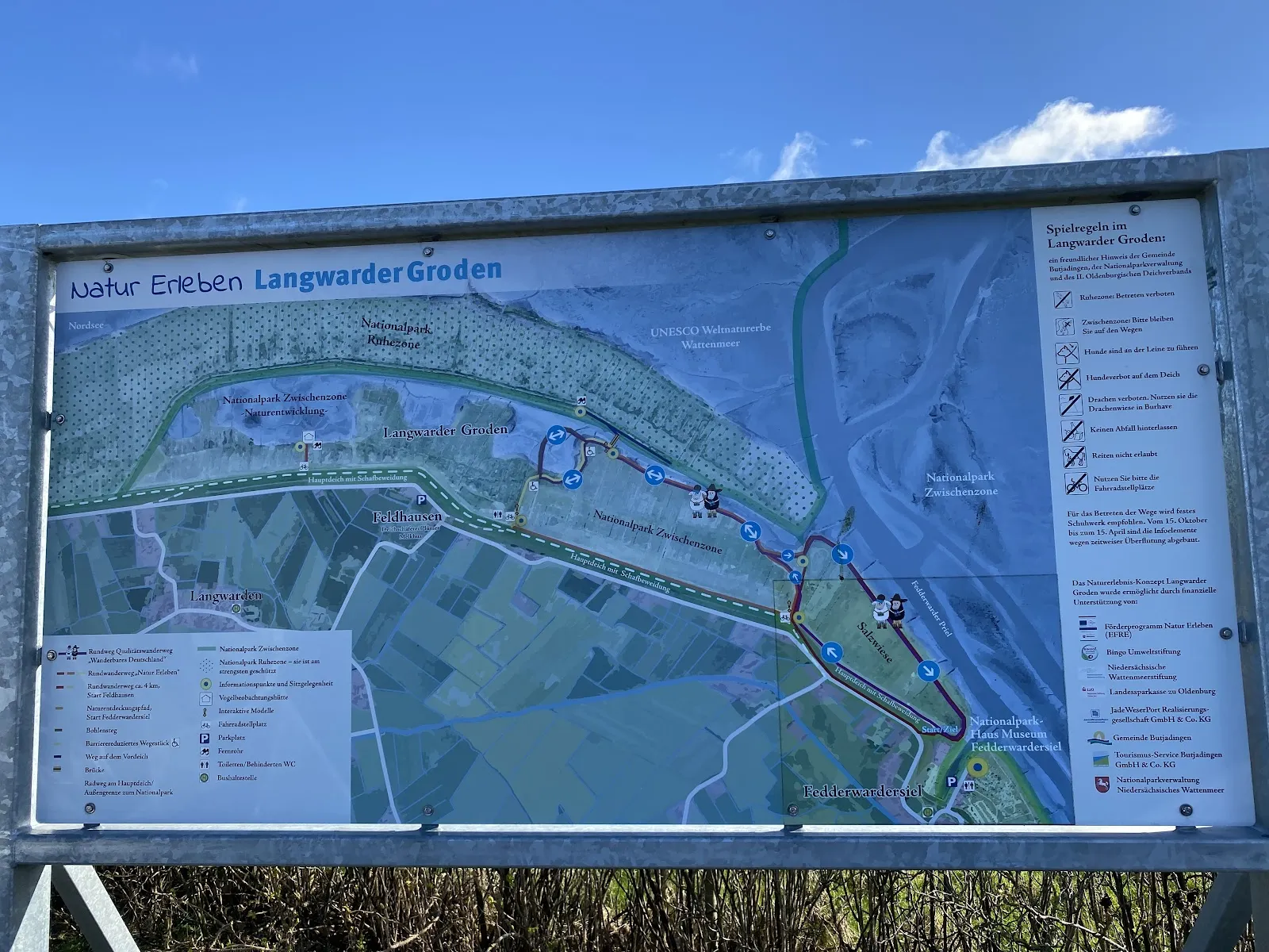 Лангвардер Гроден, Германия