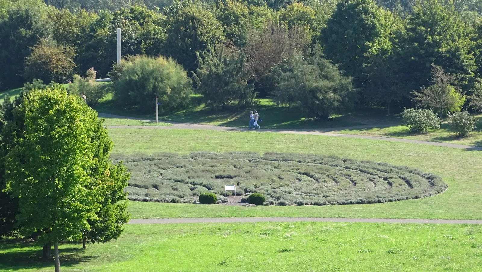 Лавандовый лабиринт в Штутгарте