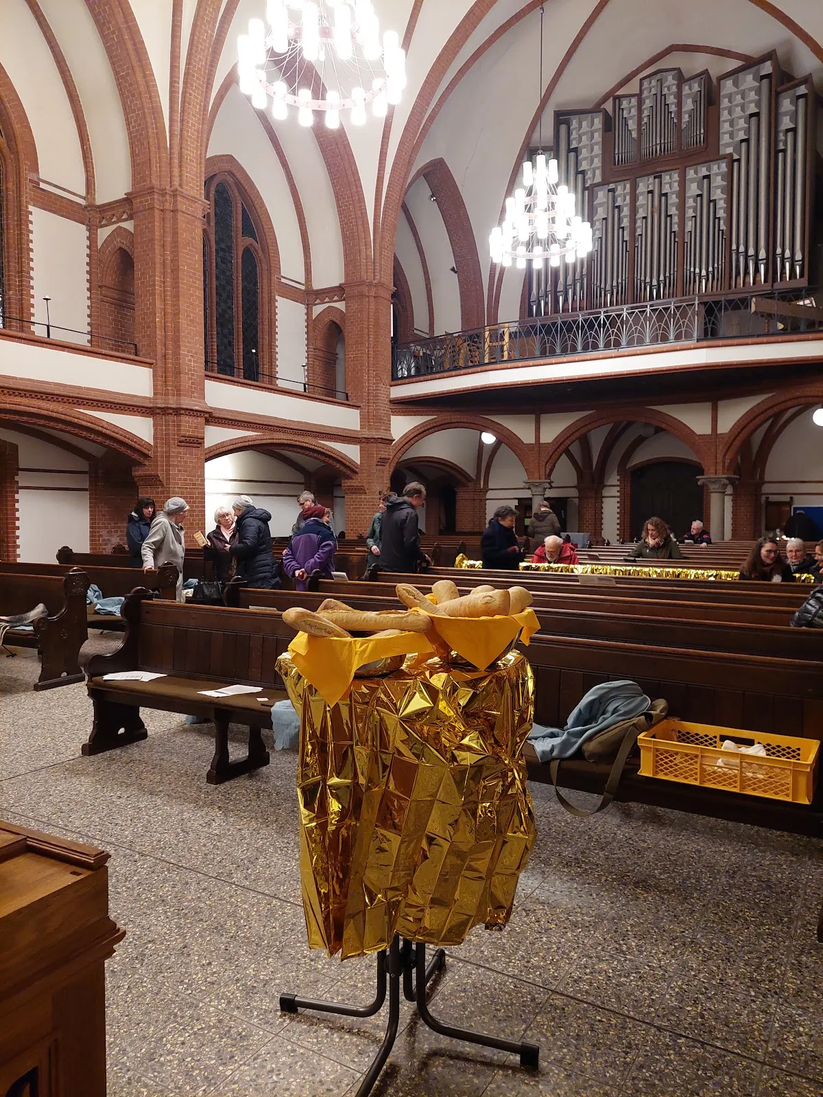 Фасад Лютеранской церкви Святой Петри в Гамбурге