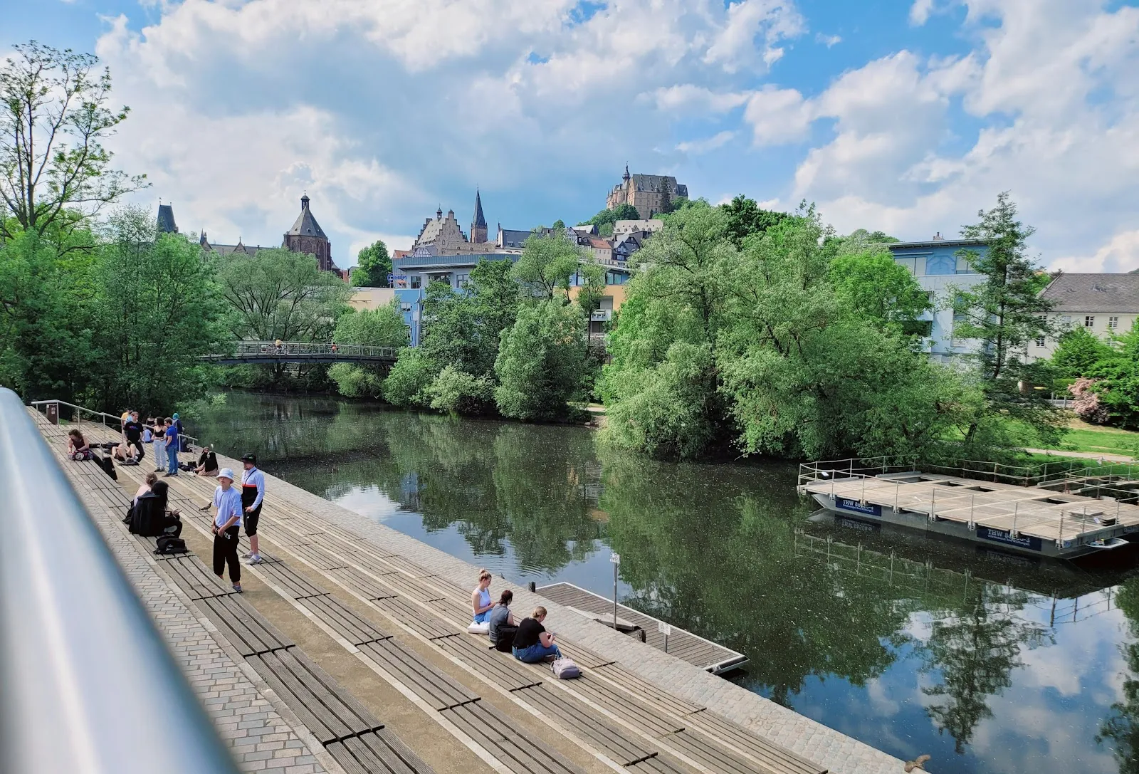 Марбургский замок – средневековая крепость на холме