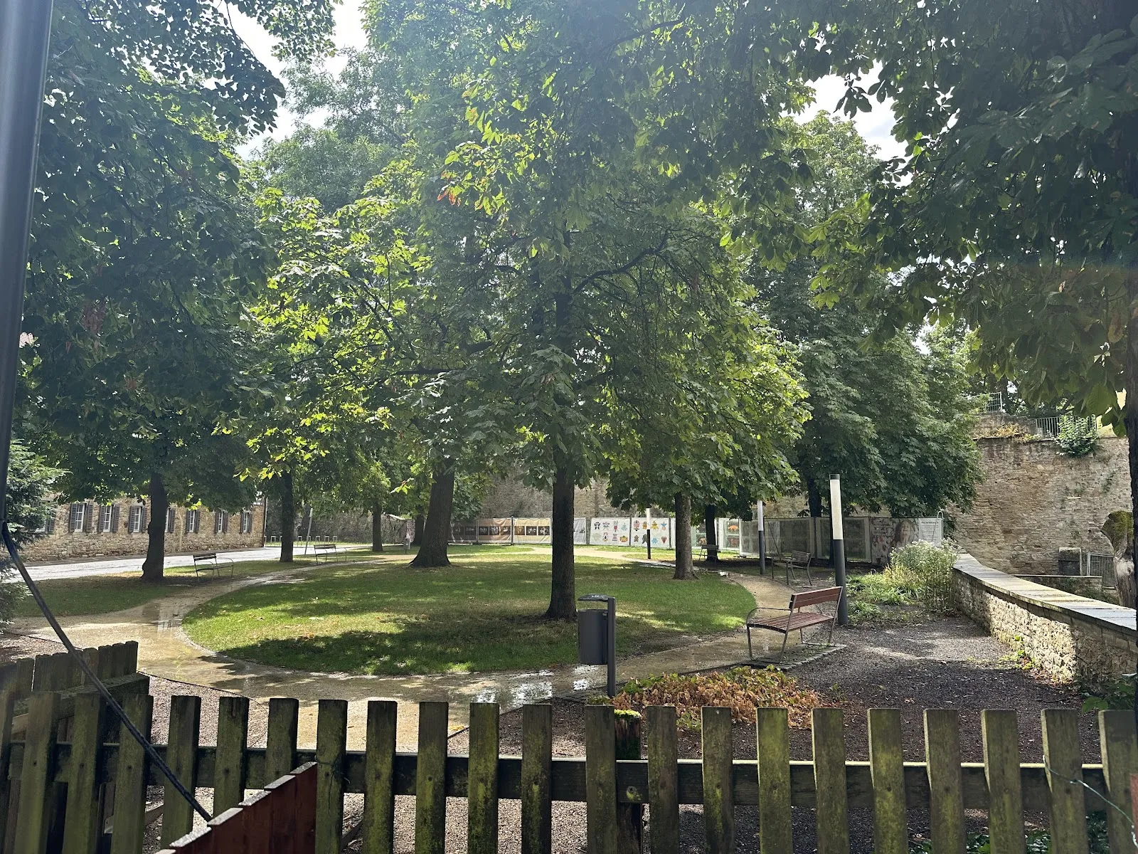 Цветущие растения в Маршталльгартене