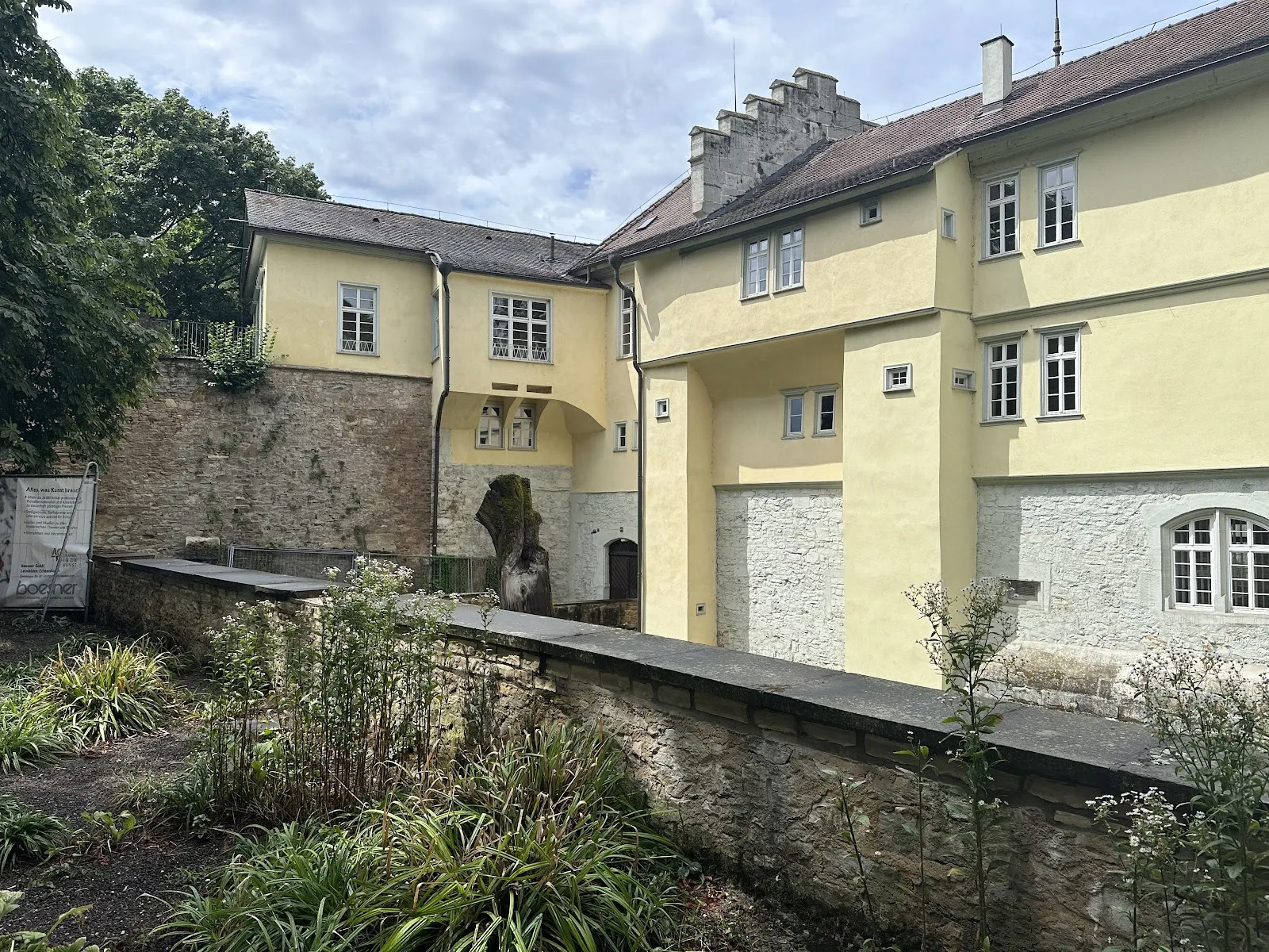 Цветущие растения в Маршталльгартене