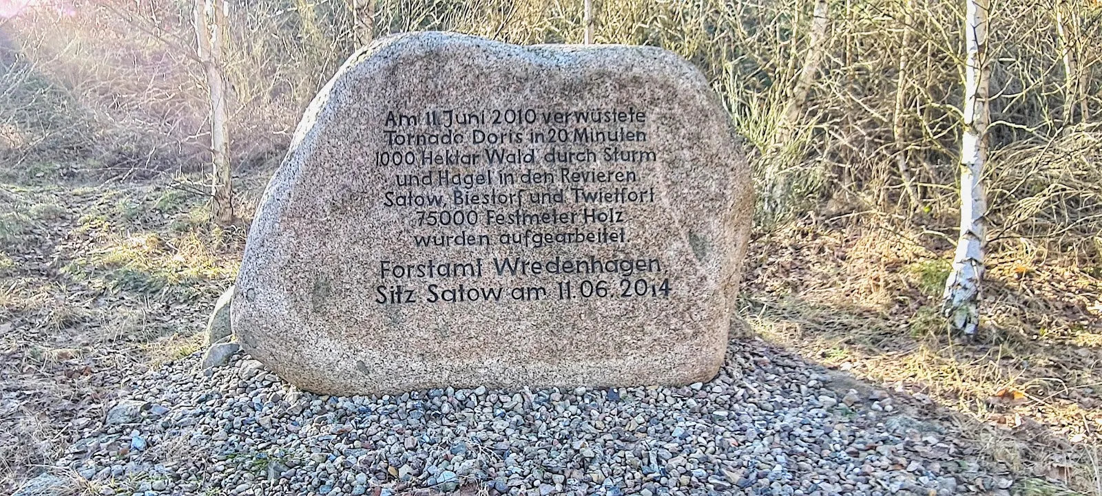 Мемориал Торнадо в Фюнфзен, Германия