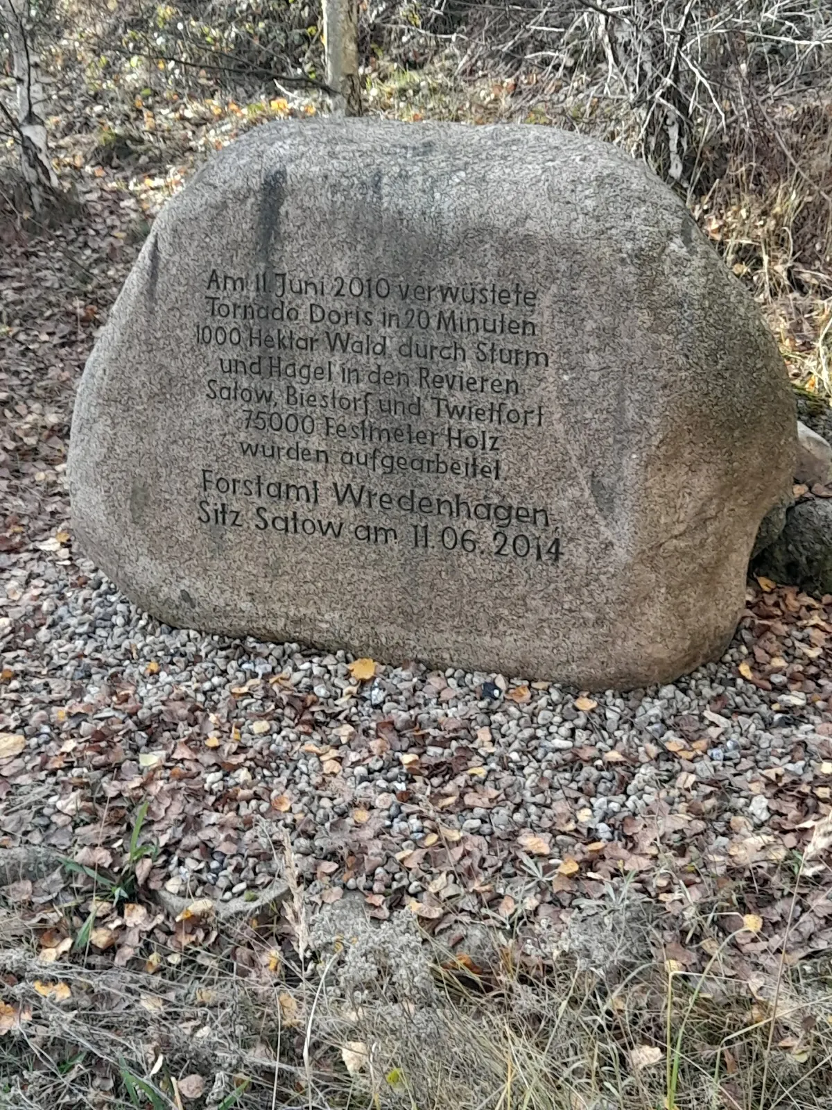 Мемориал Торнадо в Фюнфзен, Германия