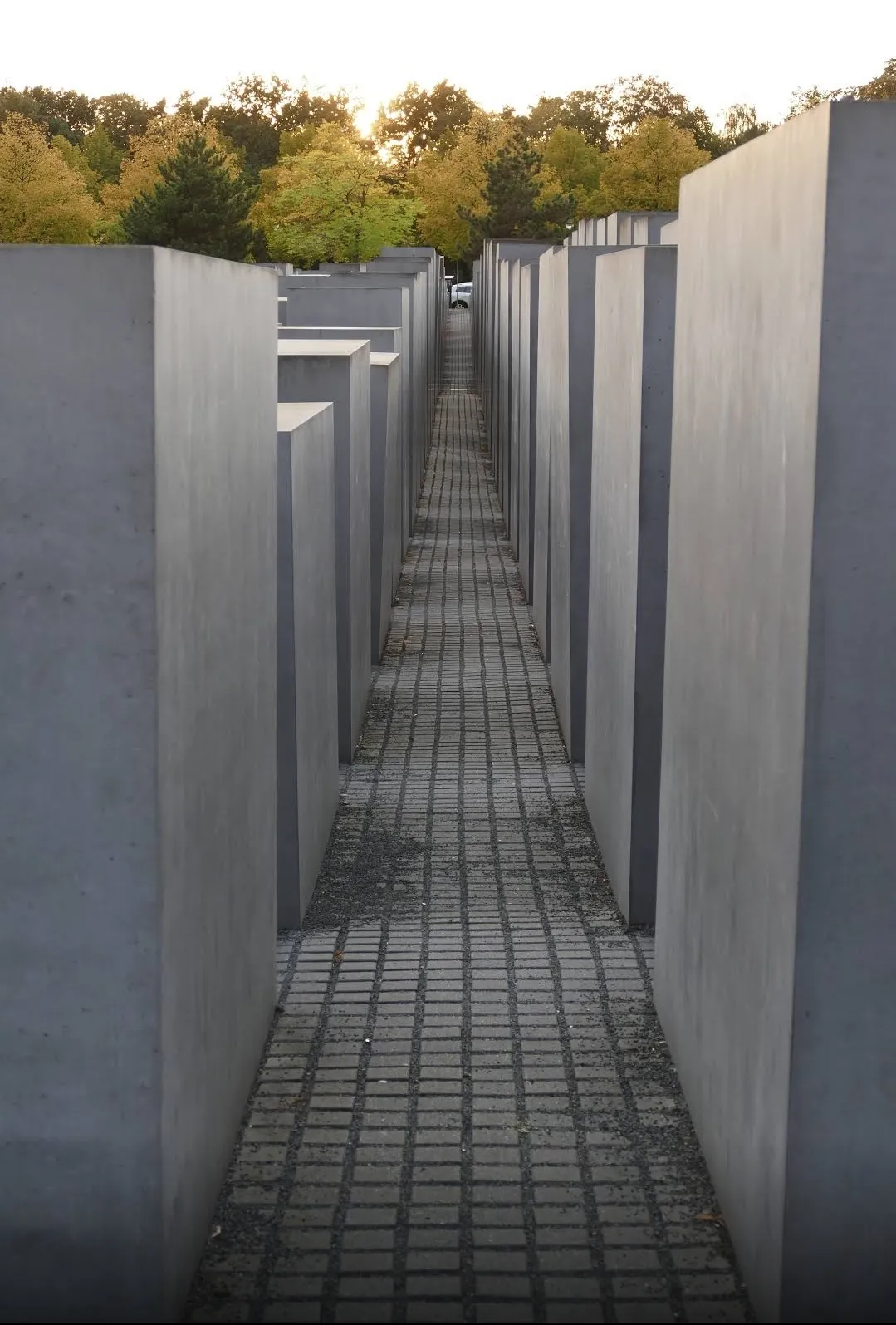 Мемориал жертвам Холокоста в Берлине, бетонные плиты, архитектура