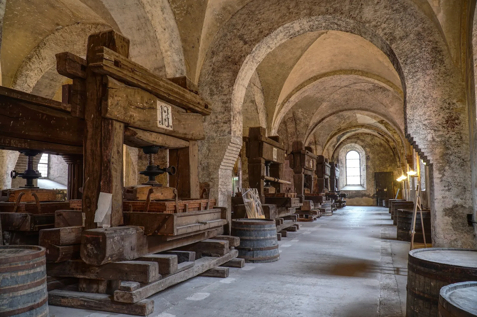 Монастырь Эбербах, историческое здание, Гессен, Германия