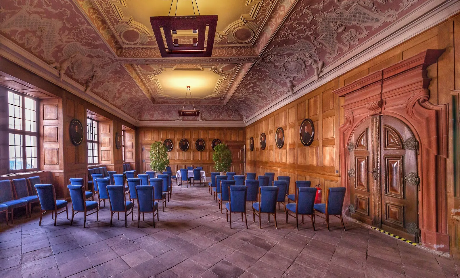 Монастырь Эбербах, историческое здание, Гессен, Германия