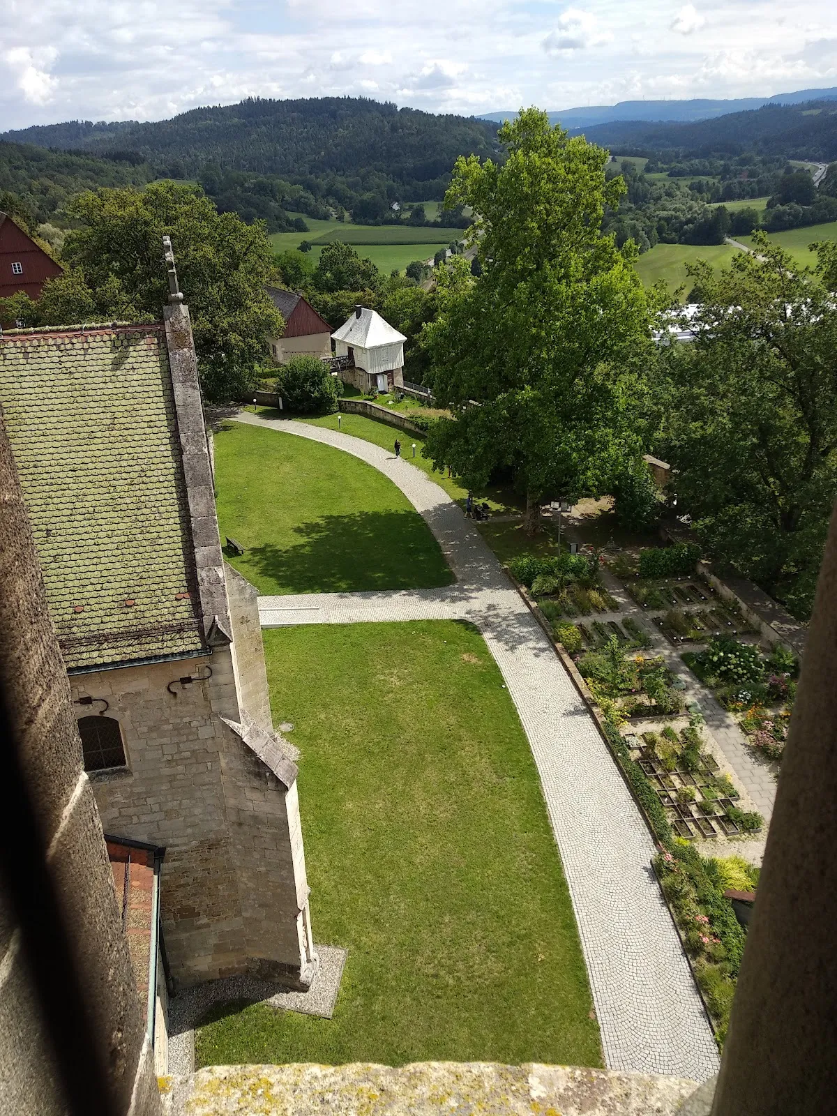 Вид на Монастырь Лорх в Германии