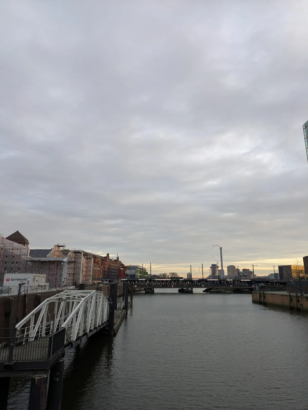 Мост Эрикус, исторический мост в порту Гамбурга