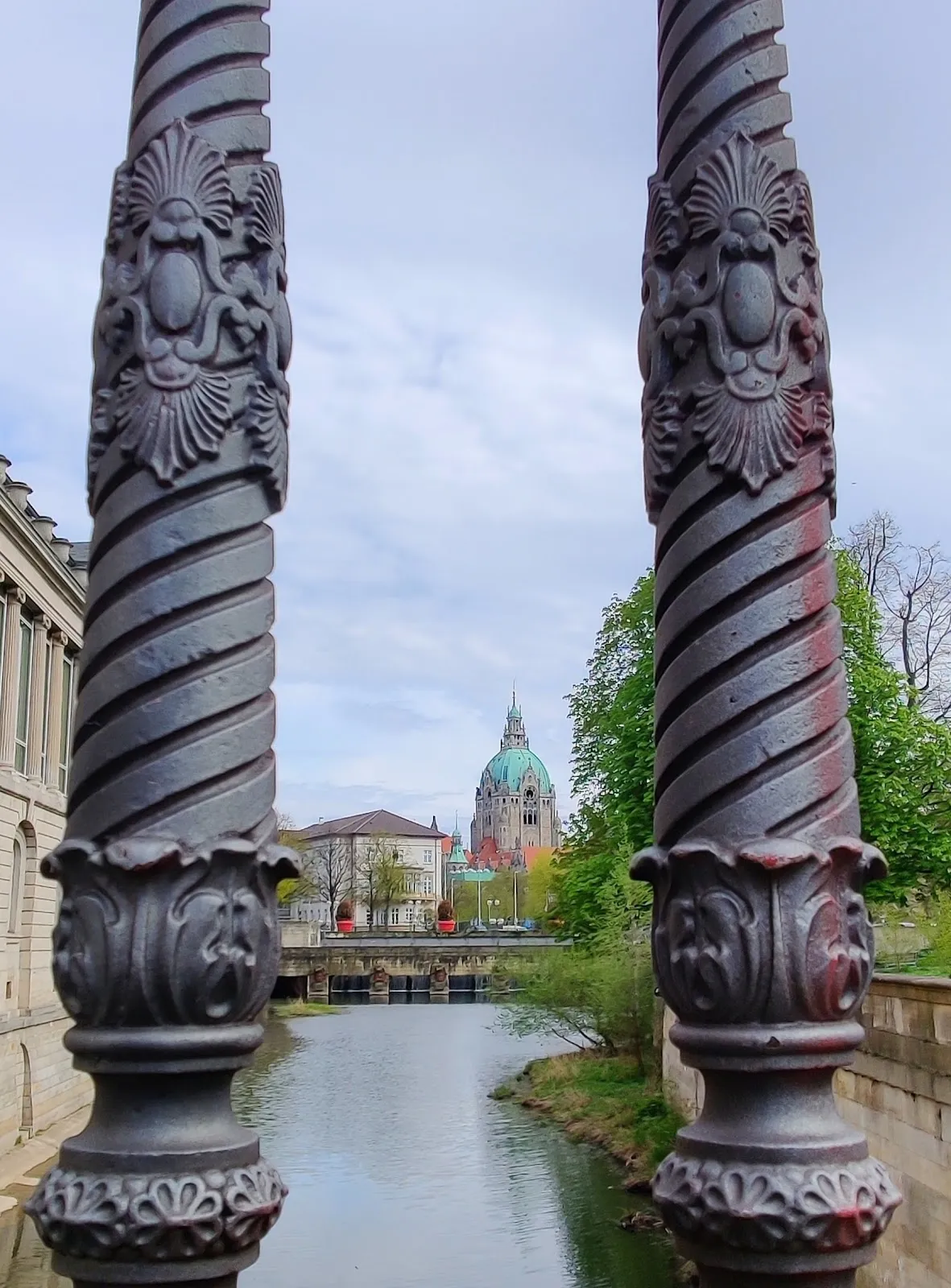 Мост Лейнешлосс в Ганновере, Германия