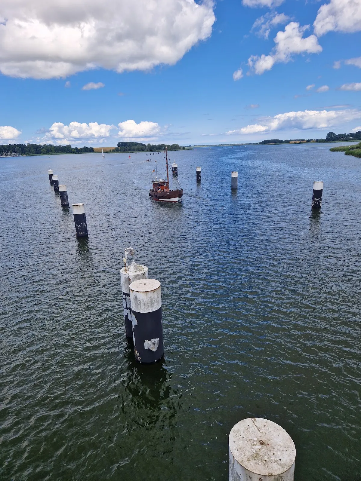 Мост Пене, Вольгаст, Германия, вид сбоку
