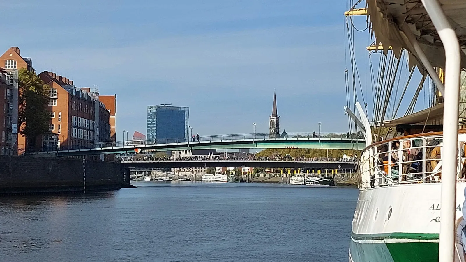 Мост Терхоф в Бремене, Германия