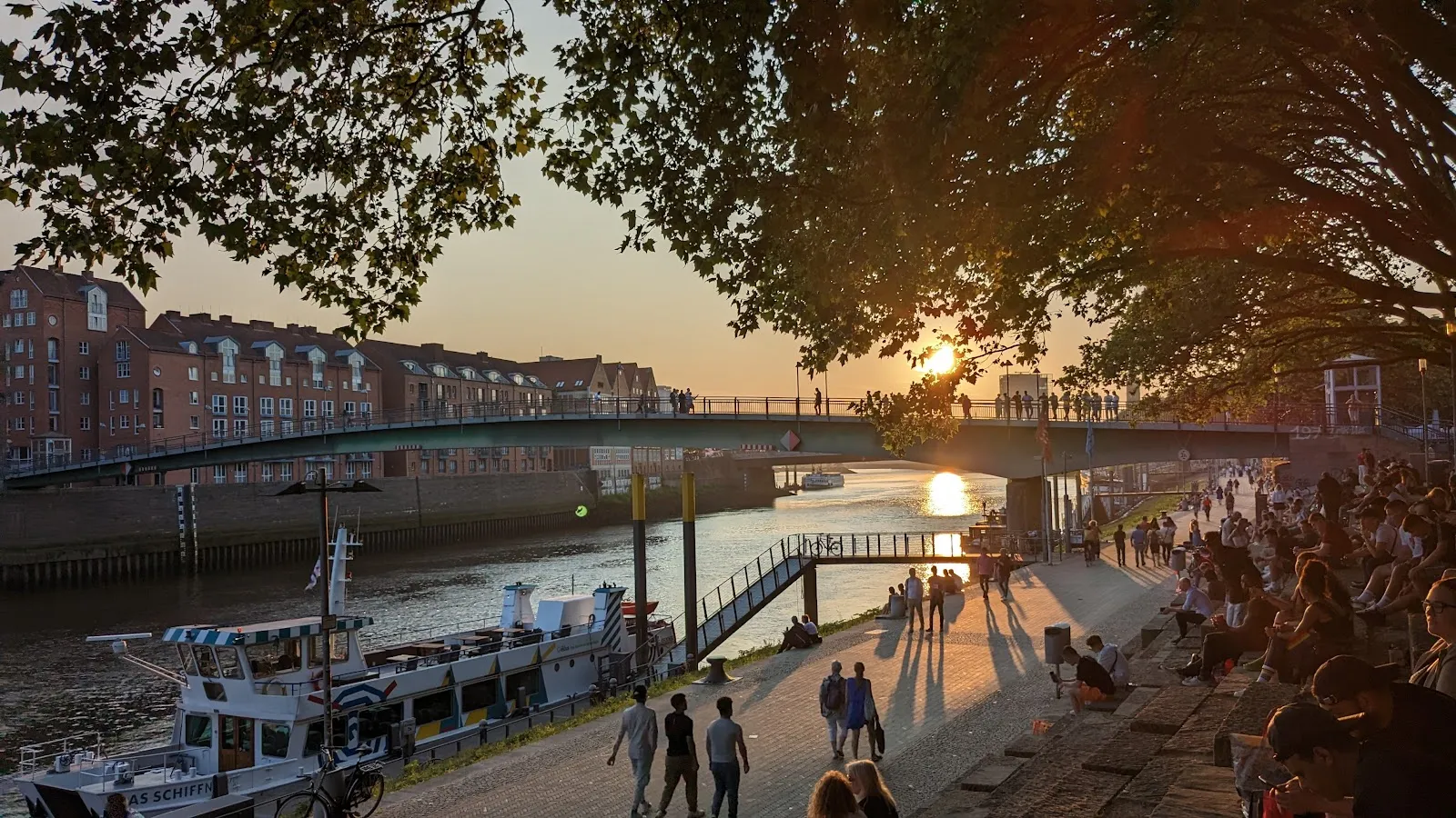 Мост Терхоф в Бремене, Германия