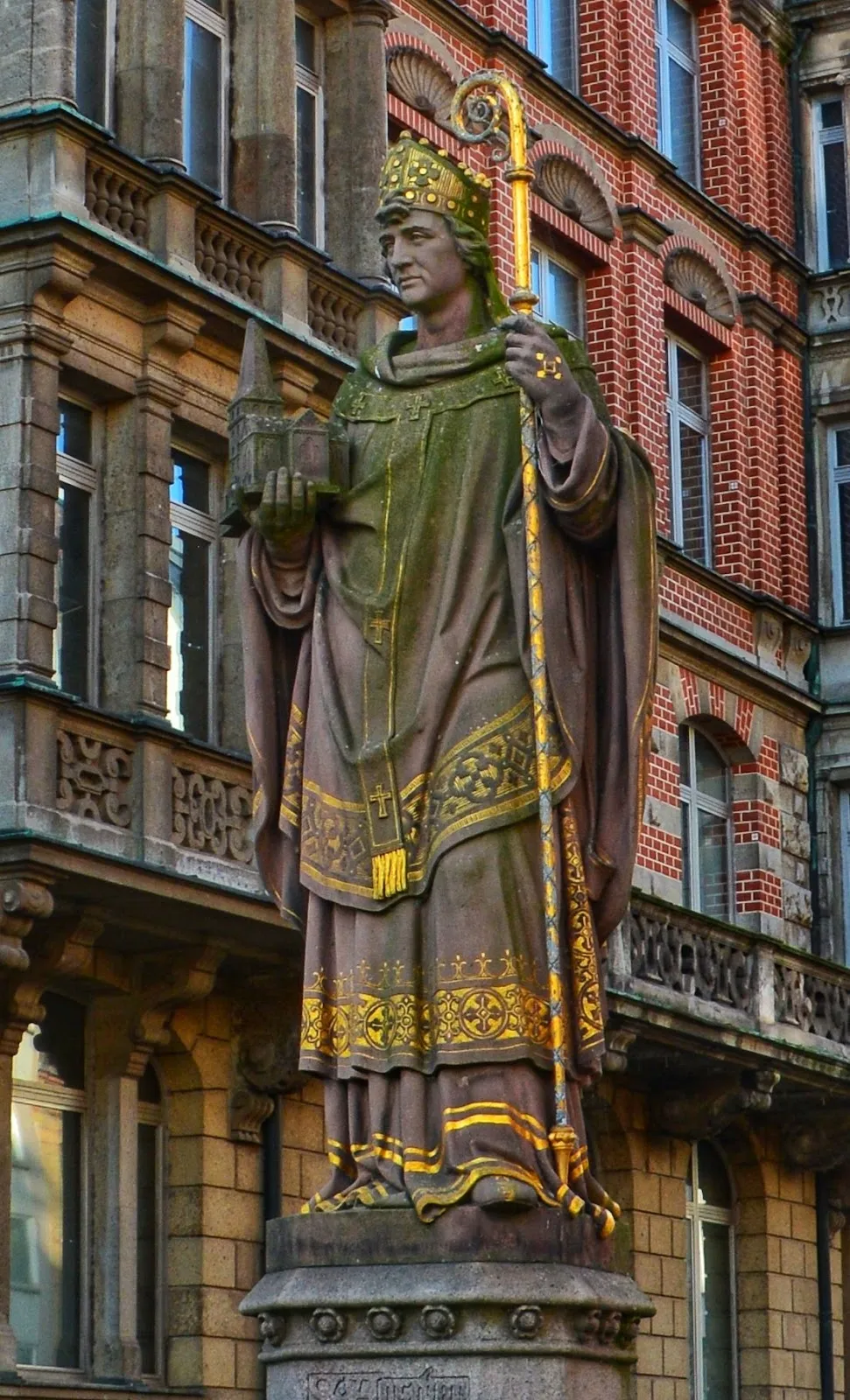 Вид на Мост Трост в Гамбурге