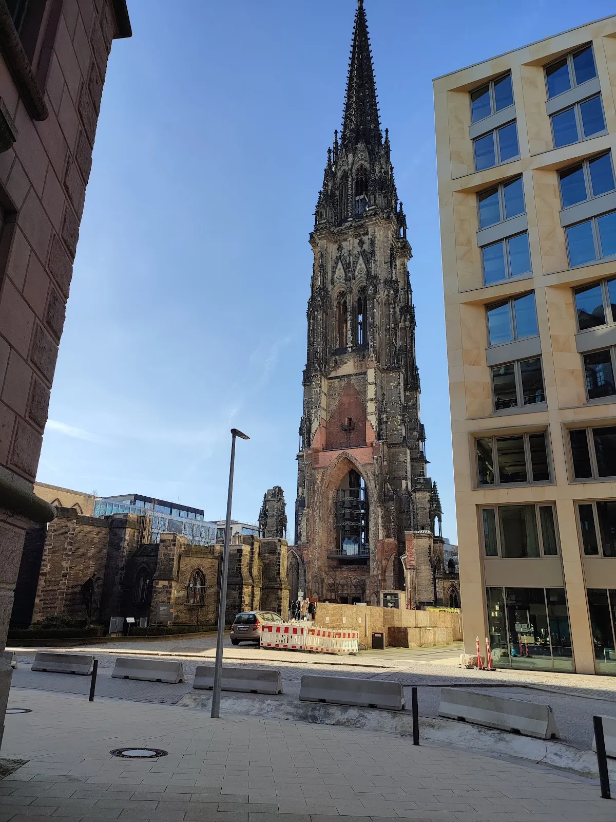 Вид на Мост Трост в Гамбурге