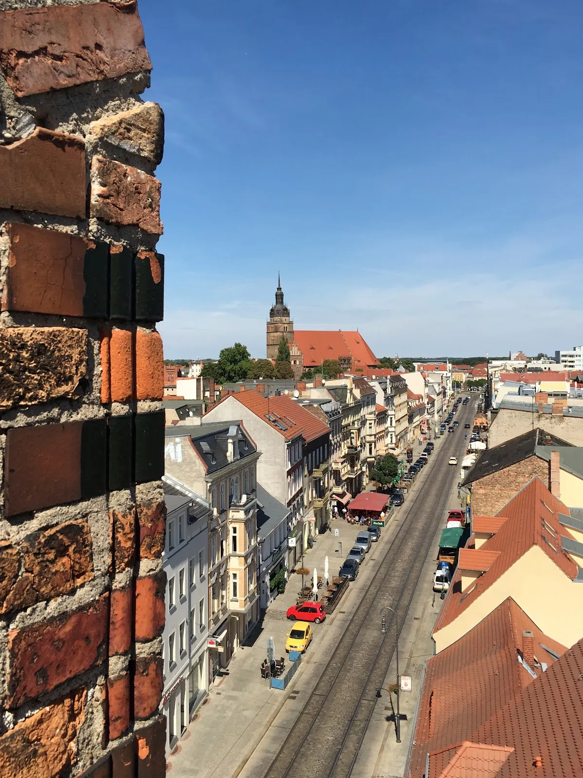 Старинная башня Штейнтортурм в Бранденбурге-на-Хафеле