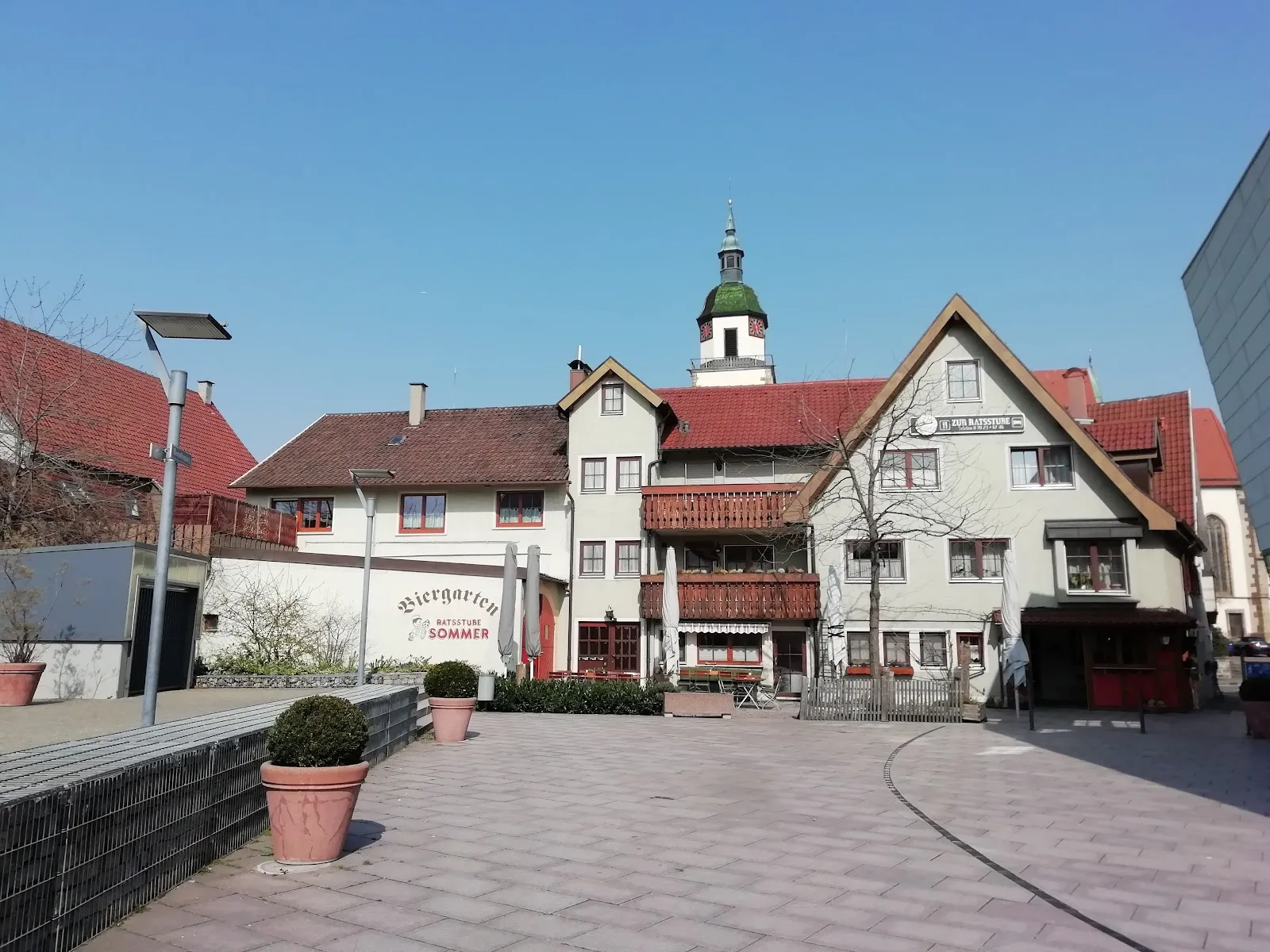 Исторические ворота Мёнхстёрлайн в Вайлхайм-ан-дер-Тек