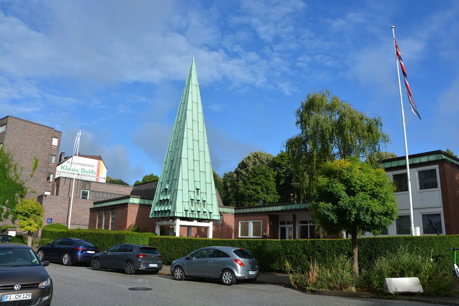 Норвежская морская церковь в Гамбурге