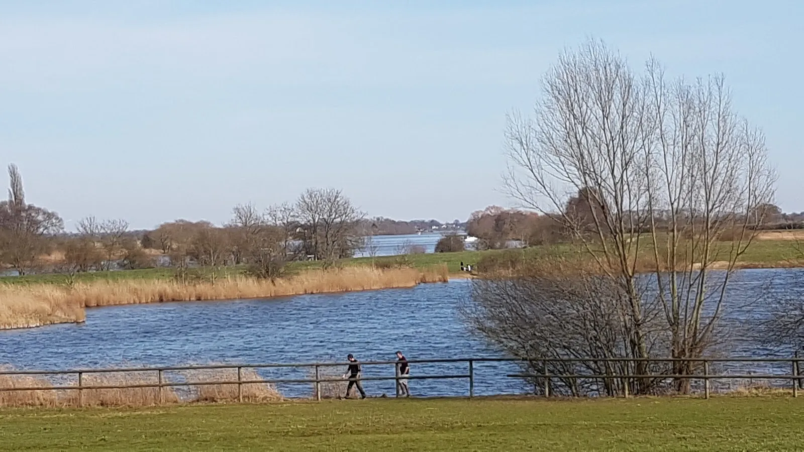 Вид на озеро Беттерсбраак с окружающим садом скульптур