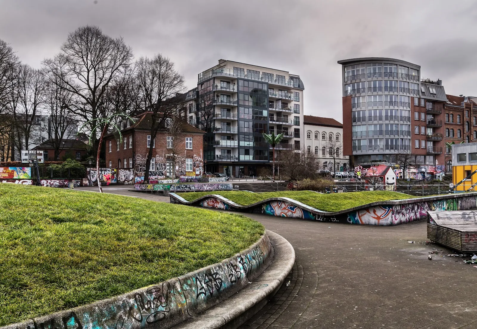 Ландшафтный парк Фикшн в Гамбурге