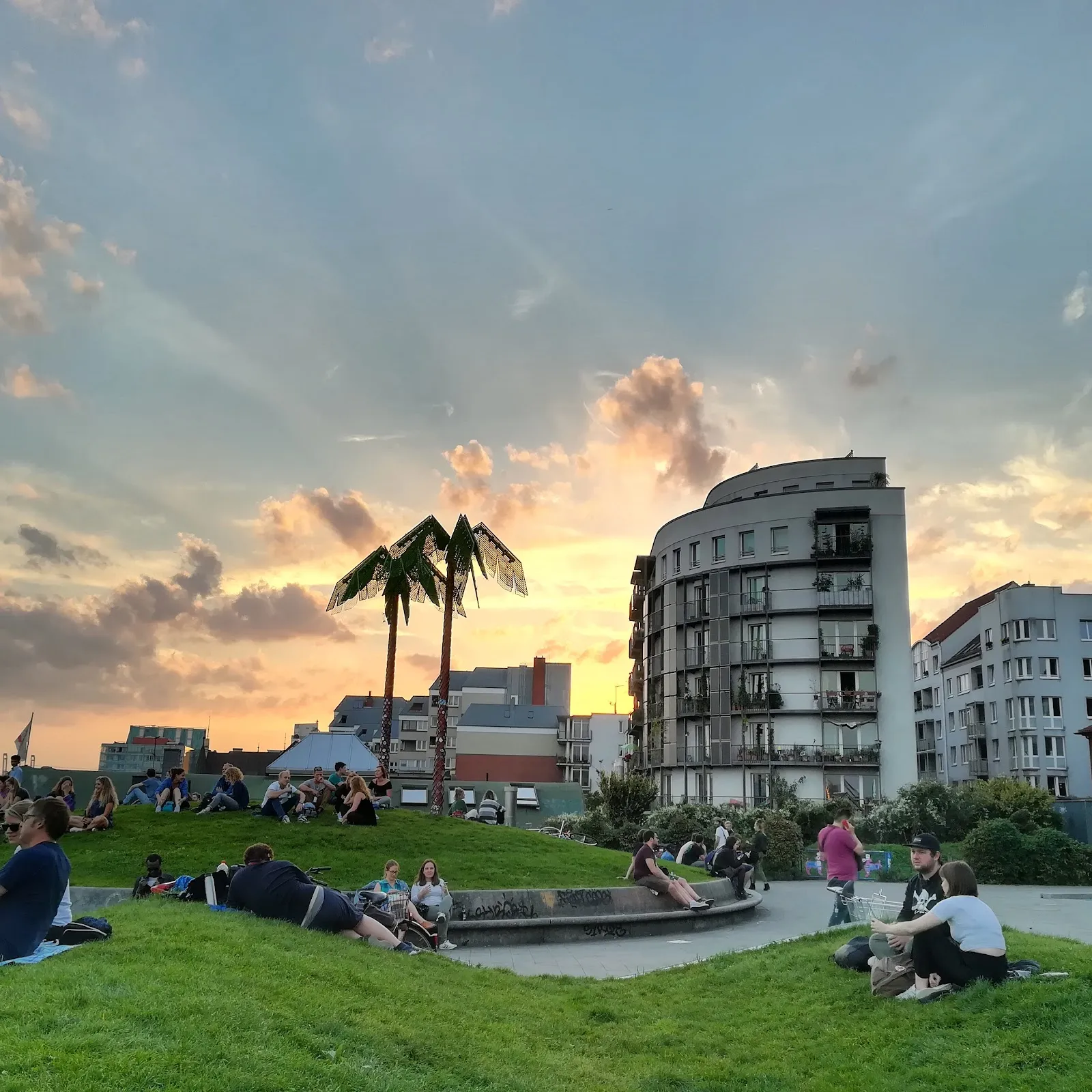 Ландшафтный парк Фикшн в Гамбурге