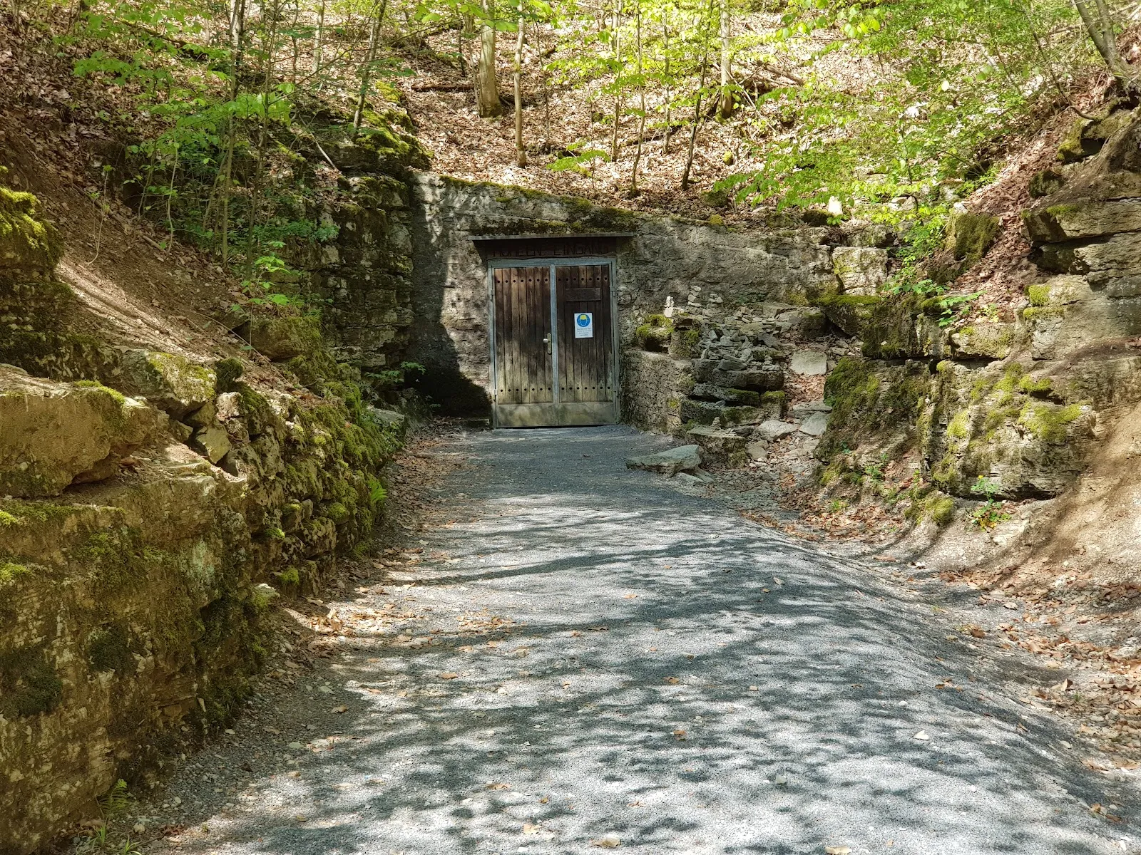 Вход в Пещеру Дьявола в Штайнау, Германия