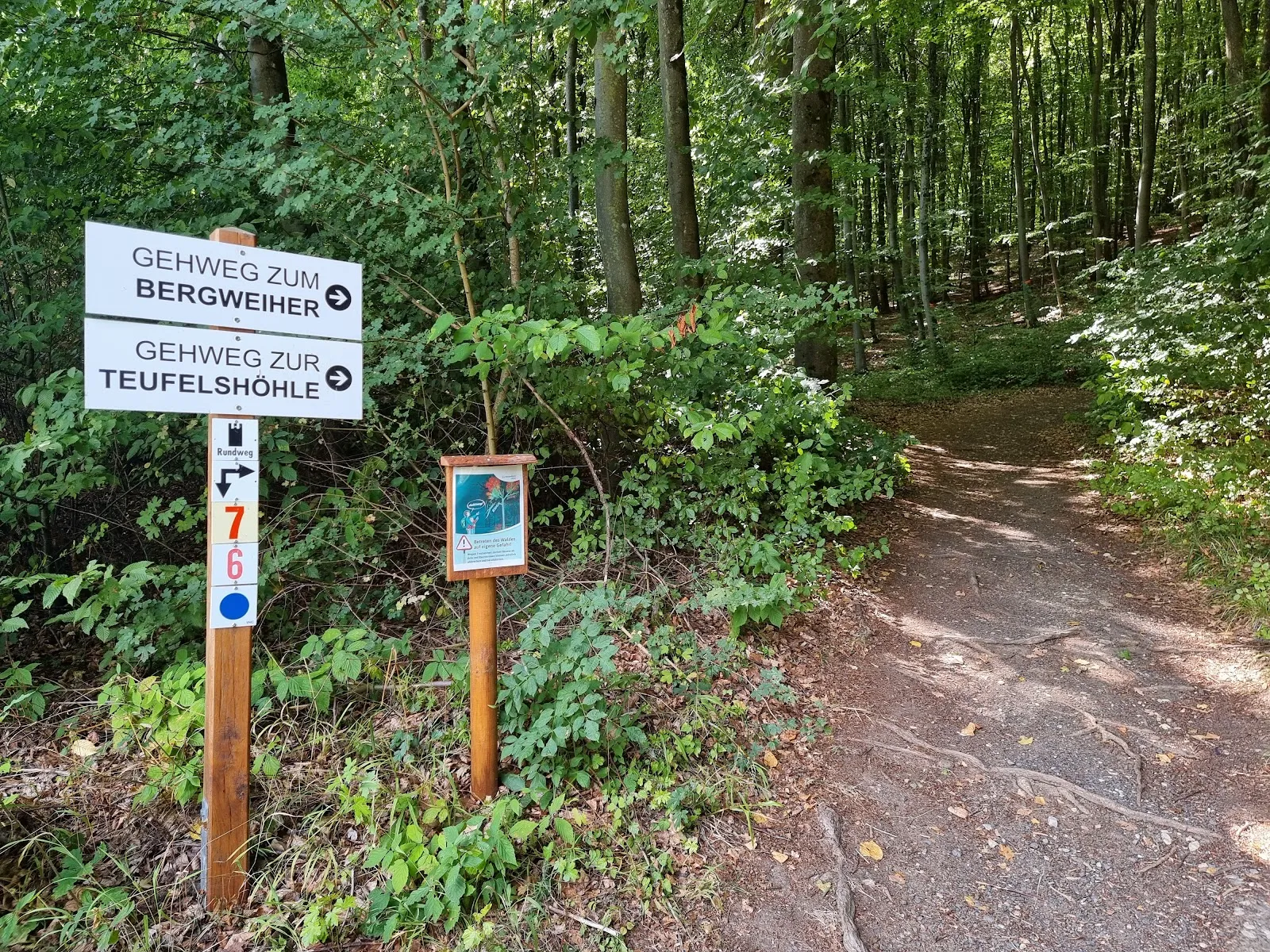 Вход в Пещеру Дьявола в Штайнау, Германия