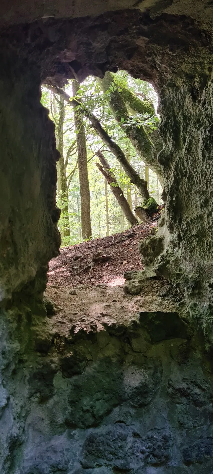 Вход в пещеры Мюльштайнхёле, Германия