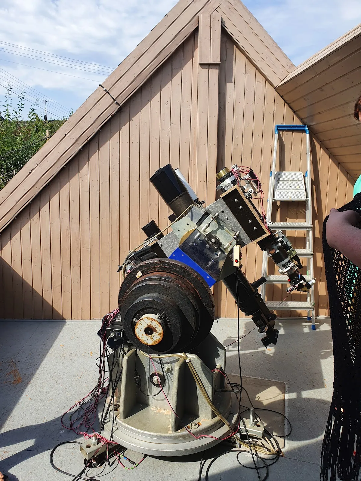 Планетарий в Сессенбахе, Германия, демонстрирующий звездное небо