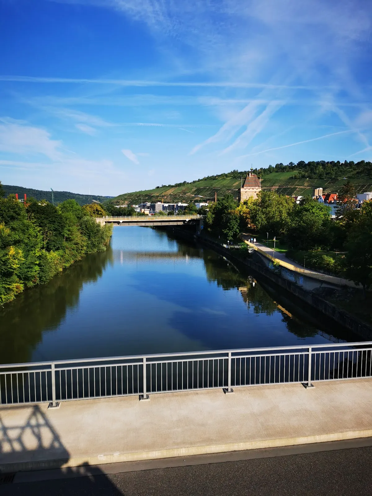 Вид на башню Плиензатурм в Эсслингене-на-Неккаре