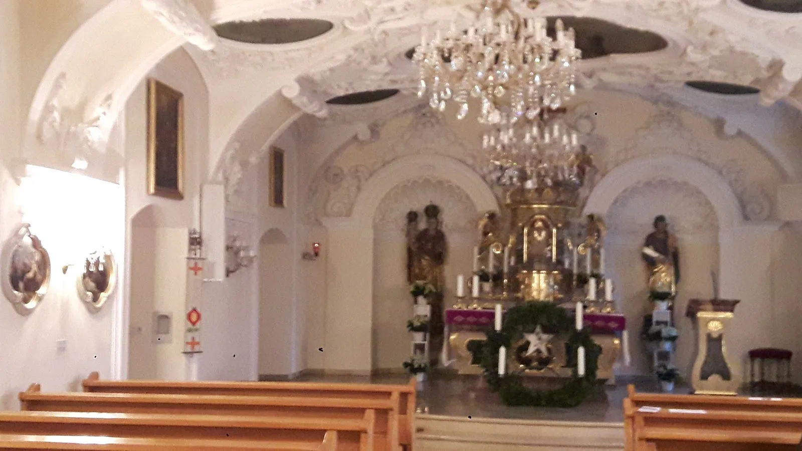 Вид на Райхенбахский монастырь с колокольней