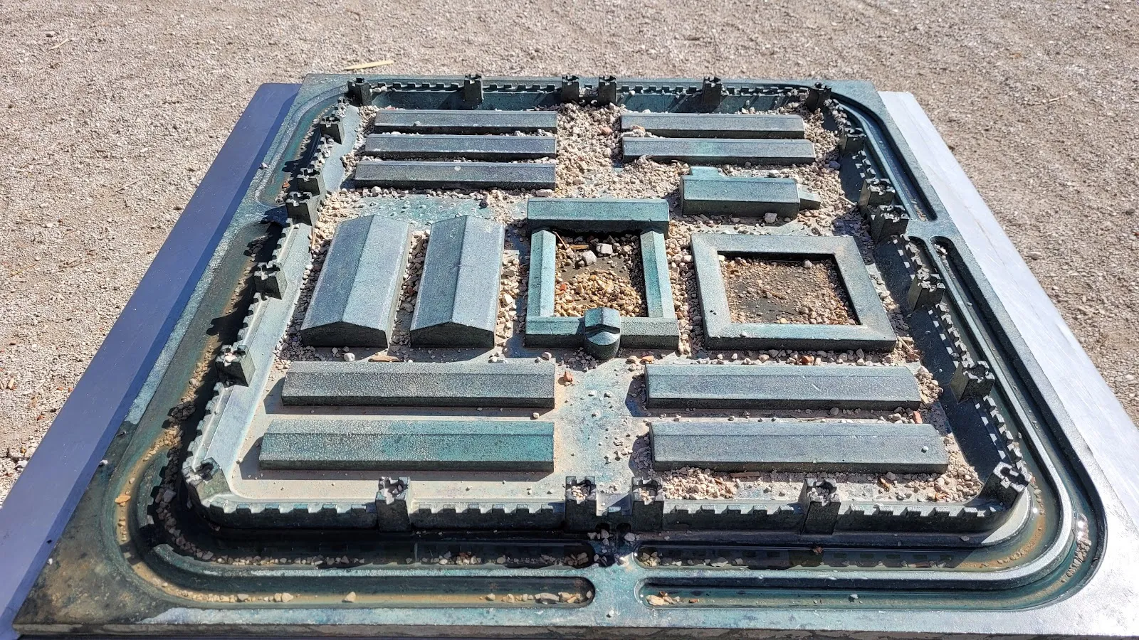 Остатки римских построек в Римском парке Кёнген