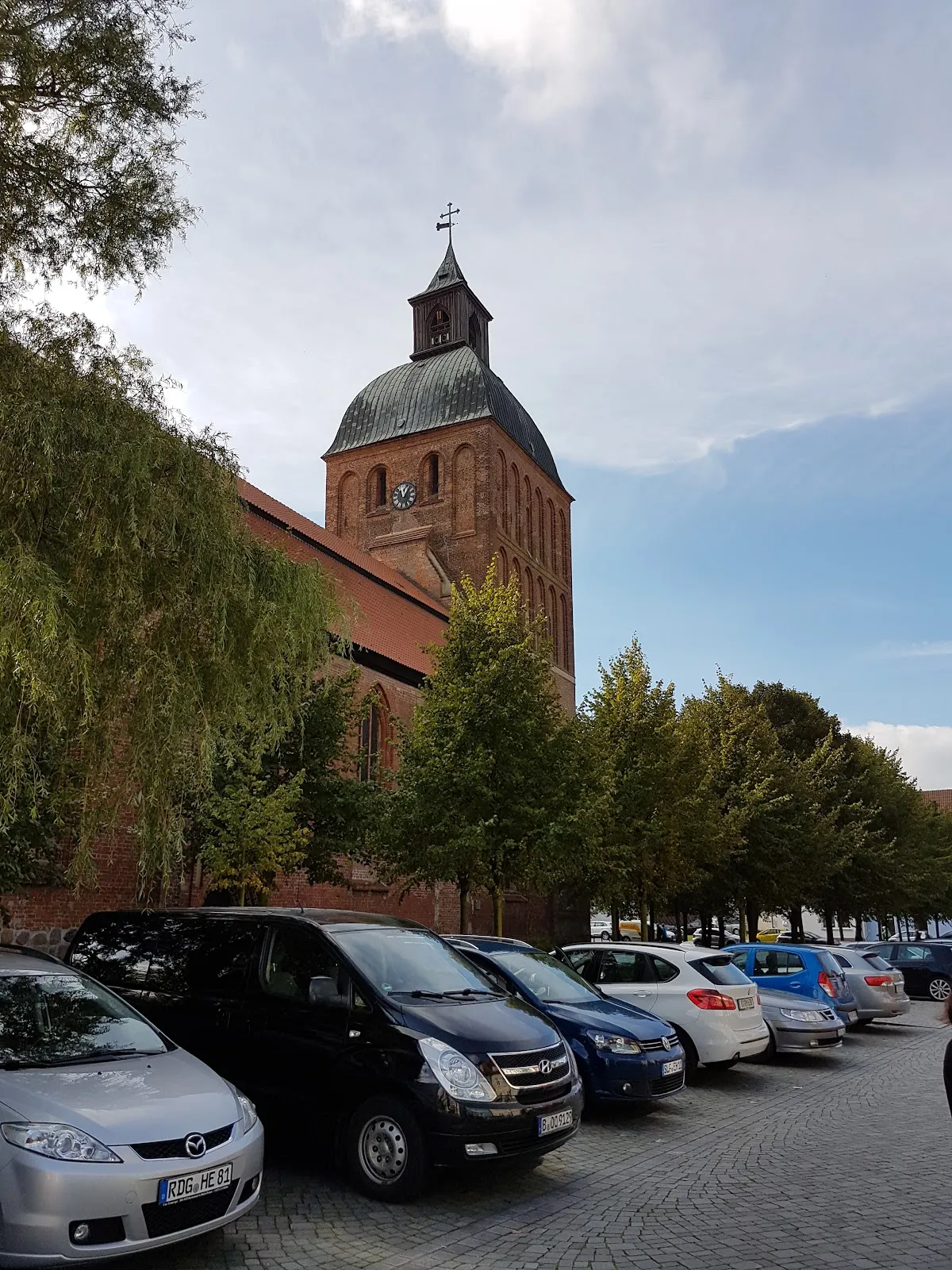 Вид на Ростокские ворота в Рибниц-Дамгартене, Германия