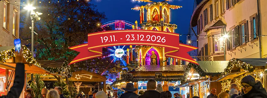 Рождественская ярмарка Наций в Рюдесхайме-на-Рейне