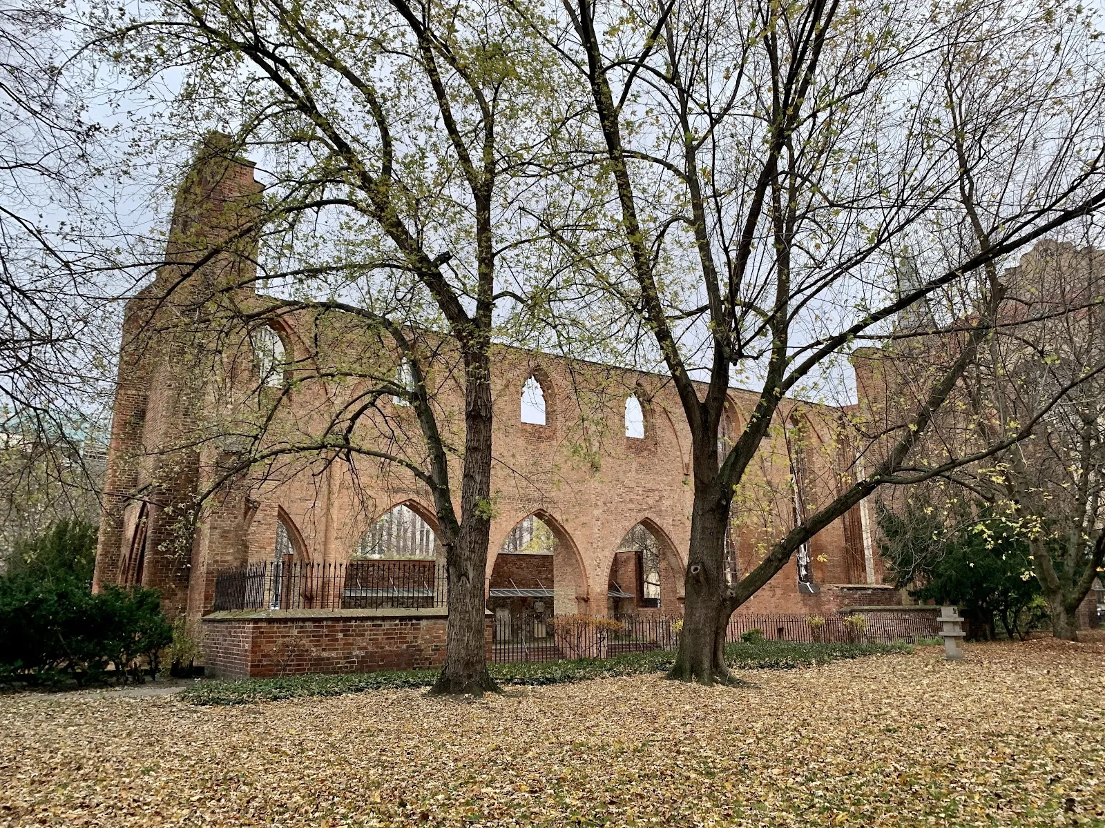 Руины Францисканского монастыря в Берлине