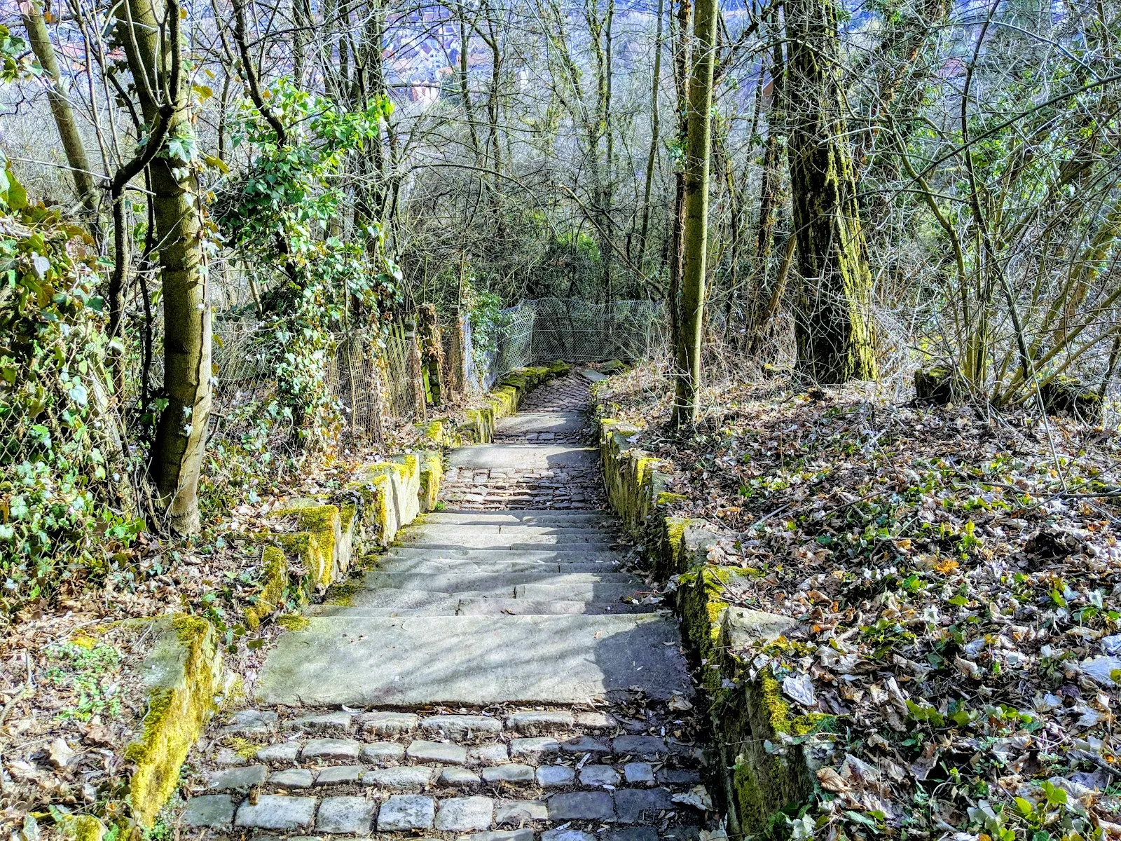 Руины исторической башни Хазенбергтурм в Штутгарте