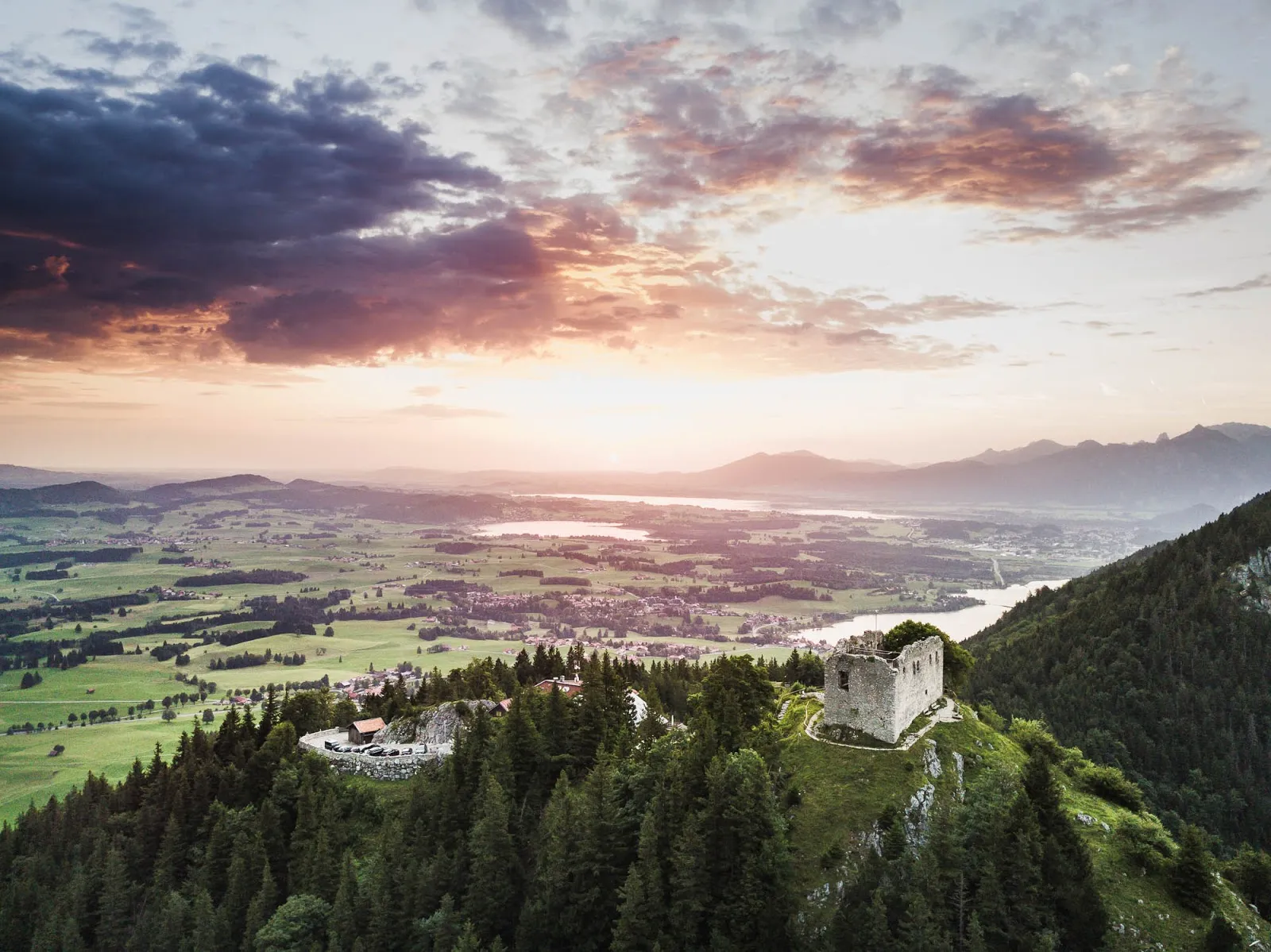 Руины замка Фалькенштейн