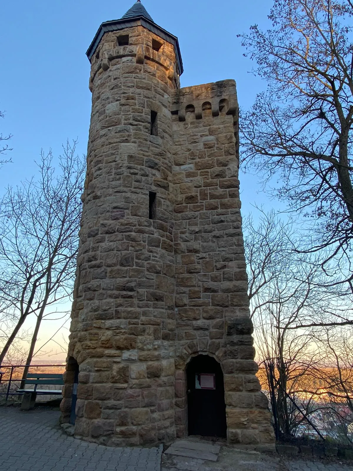 Руины замка Ландскрон над долиной Рейна