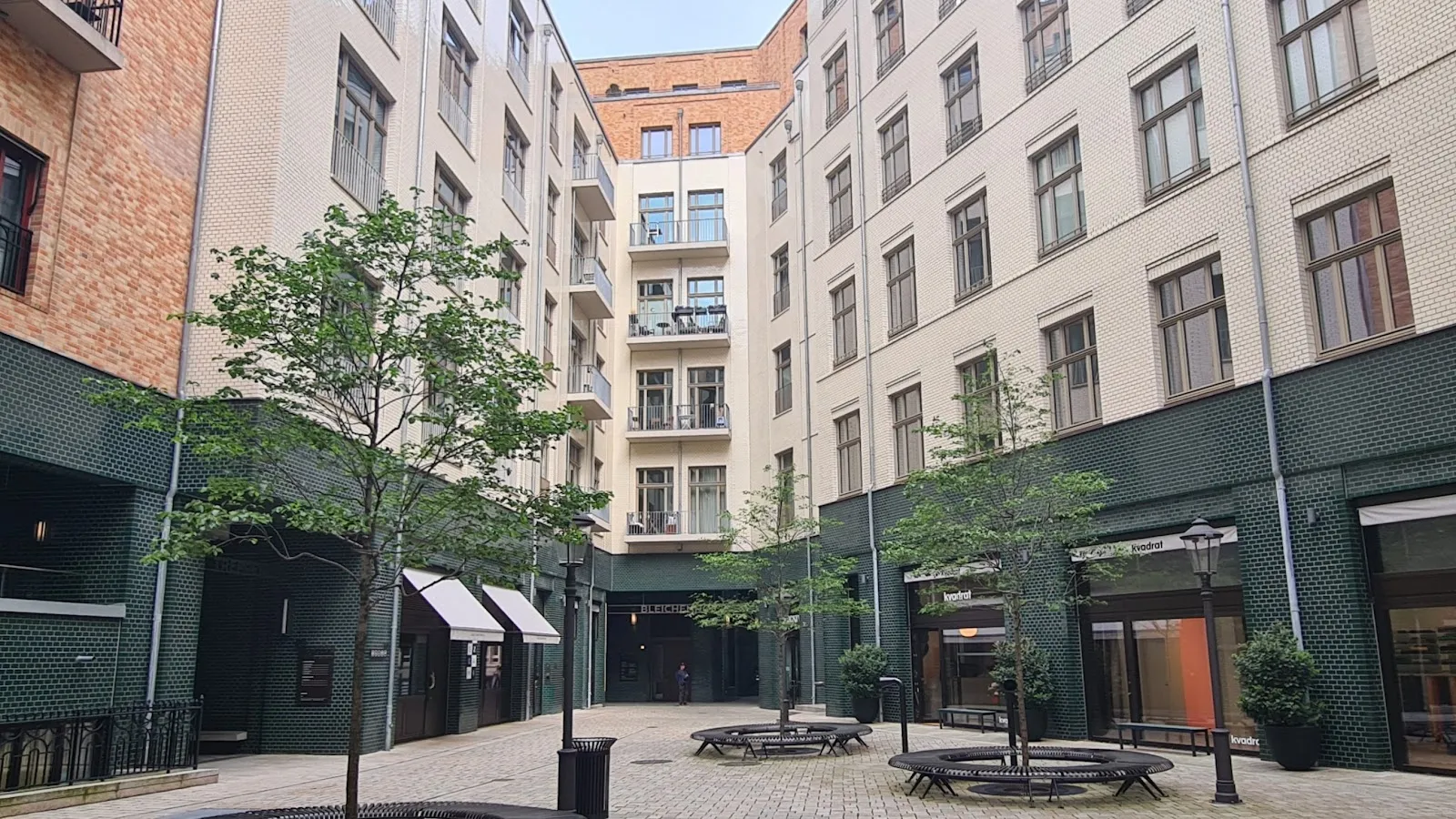 Исторический комплекс зданий Штадтхёфе в Гамбурге