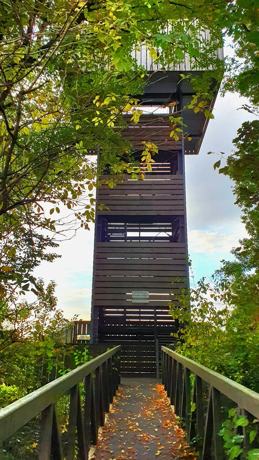 Вид с смотровой башни Липпе на долину реки.