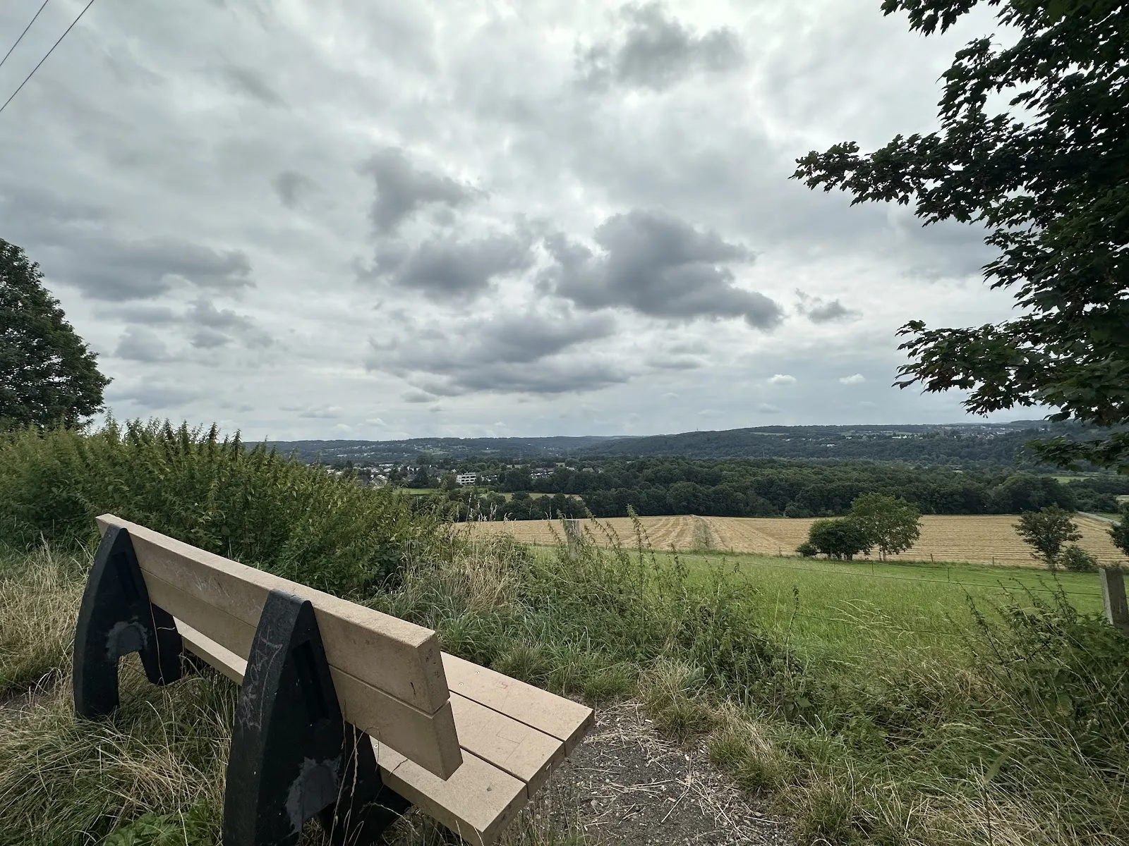 Смотровая площадка с лавочкой