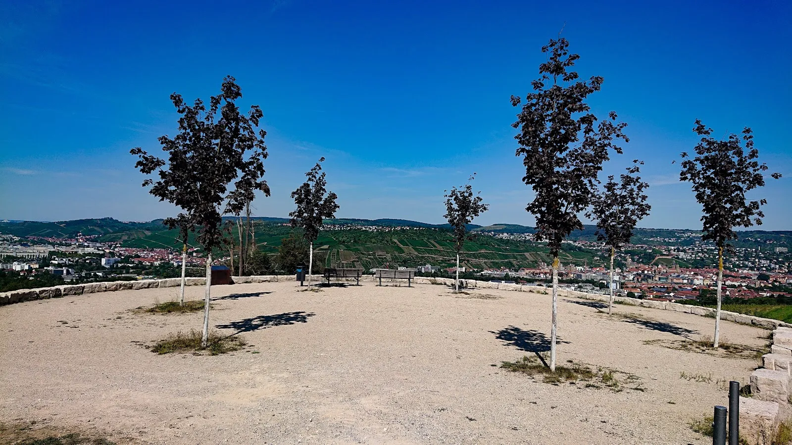 Панорамный вид со смотровой площадки в Остфильдерне