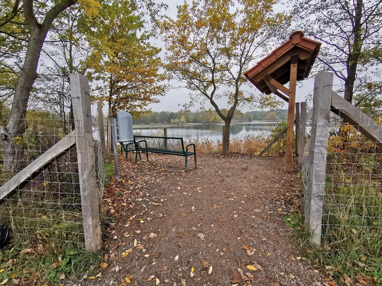 Вид на озеро Кизе со смотровой площадки