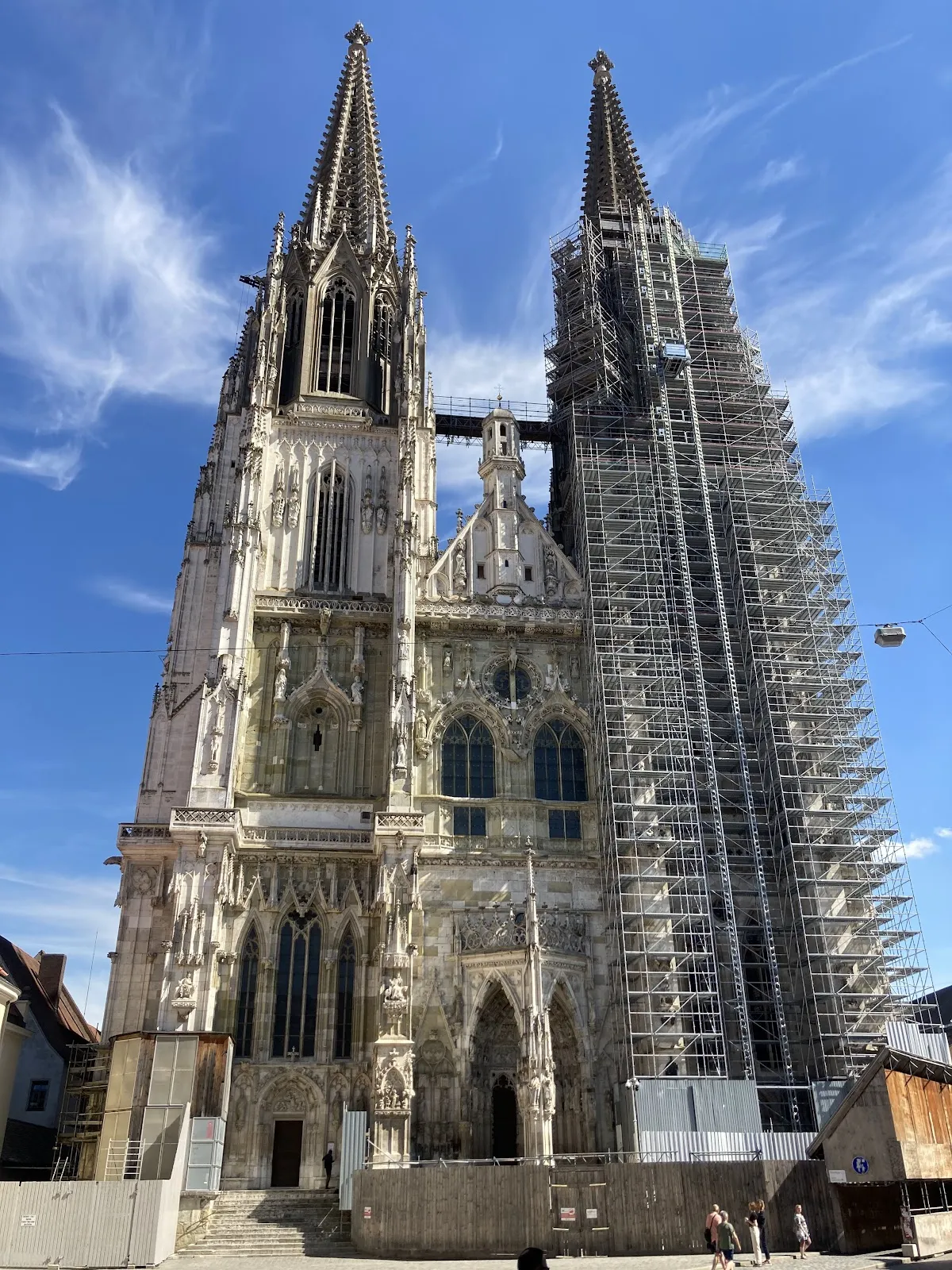 Вид на Собор Святого Петра в Регенсбурге